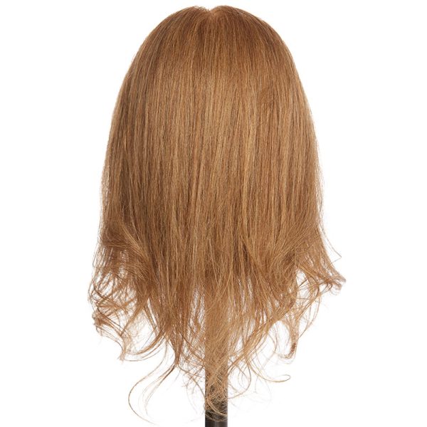 50% Human Hair Mannequin Head With Stand Holder With Shoulder For