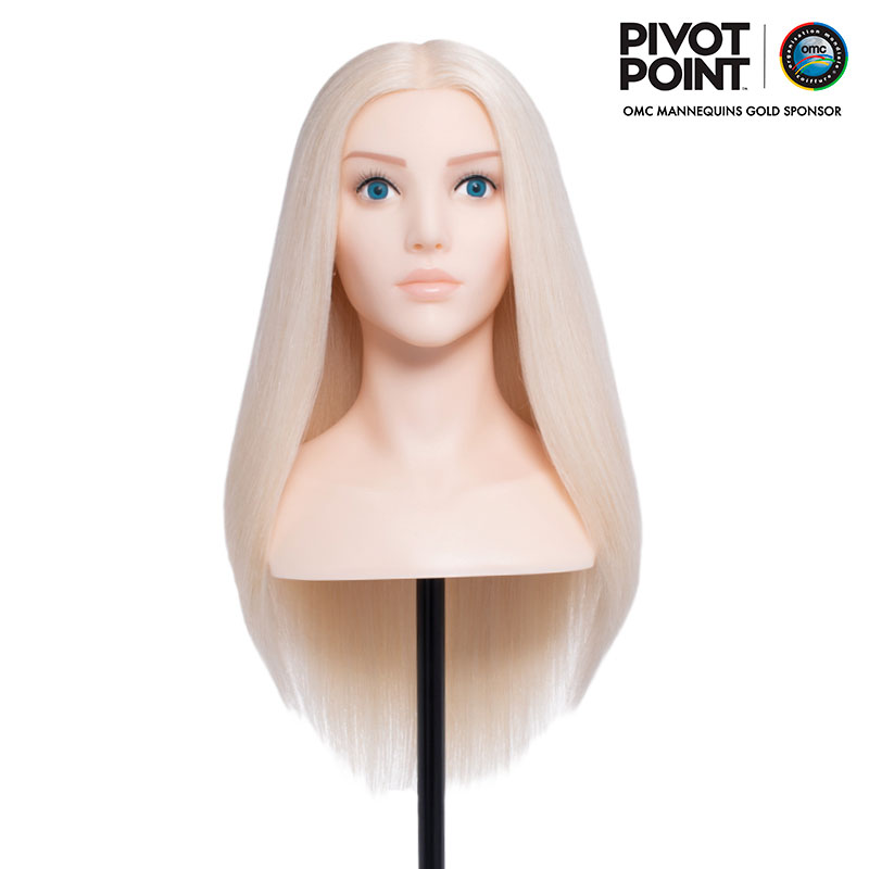 OMC Hairworld Gold Sponsor Pivot Point Kennedy Mannequin