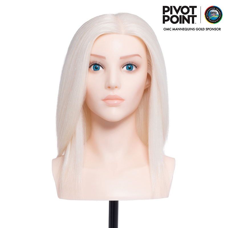 OMC Hairworld Gold Sponsor Pivot Point Riley Mannequin